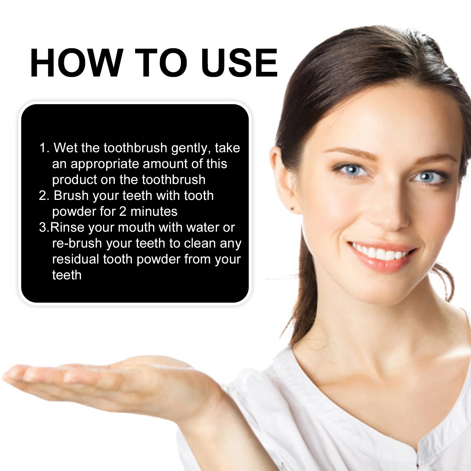 Oralhoe Charcoal Whitening Powder