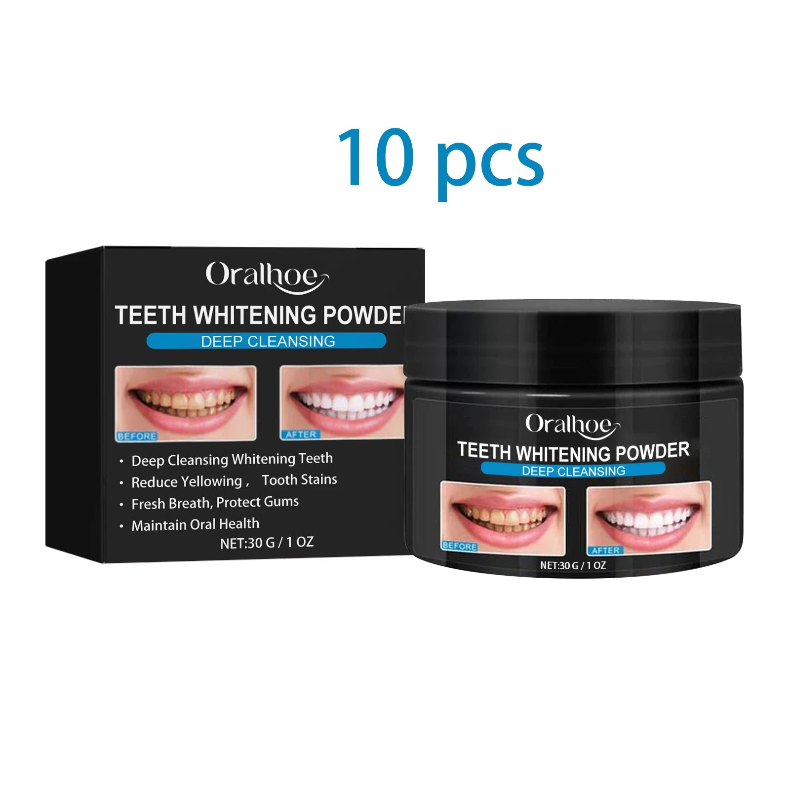 Oralhoe Charcoal Whitening Powder