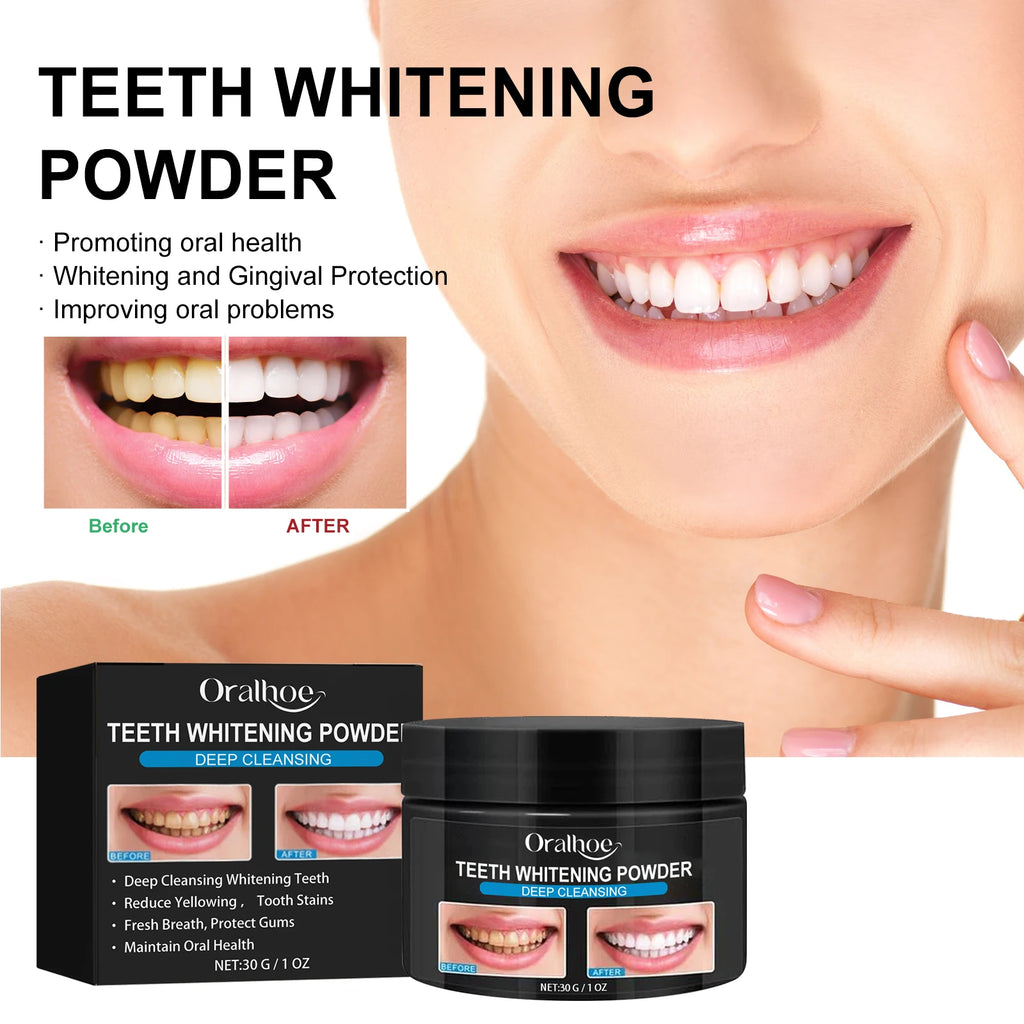 Oralhoe Charcoal Whitening Powder