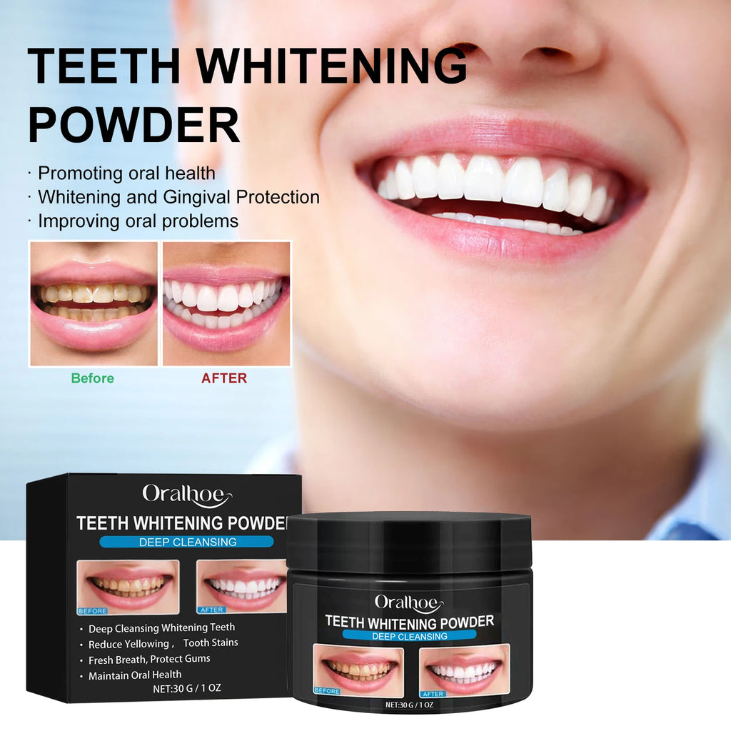 Oralhoe Charcoal Whitening Powder