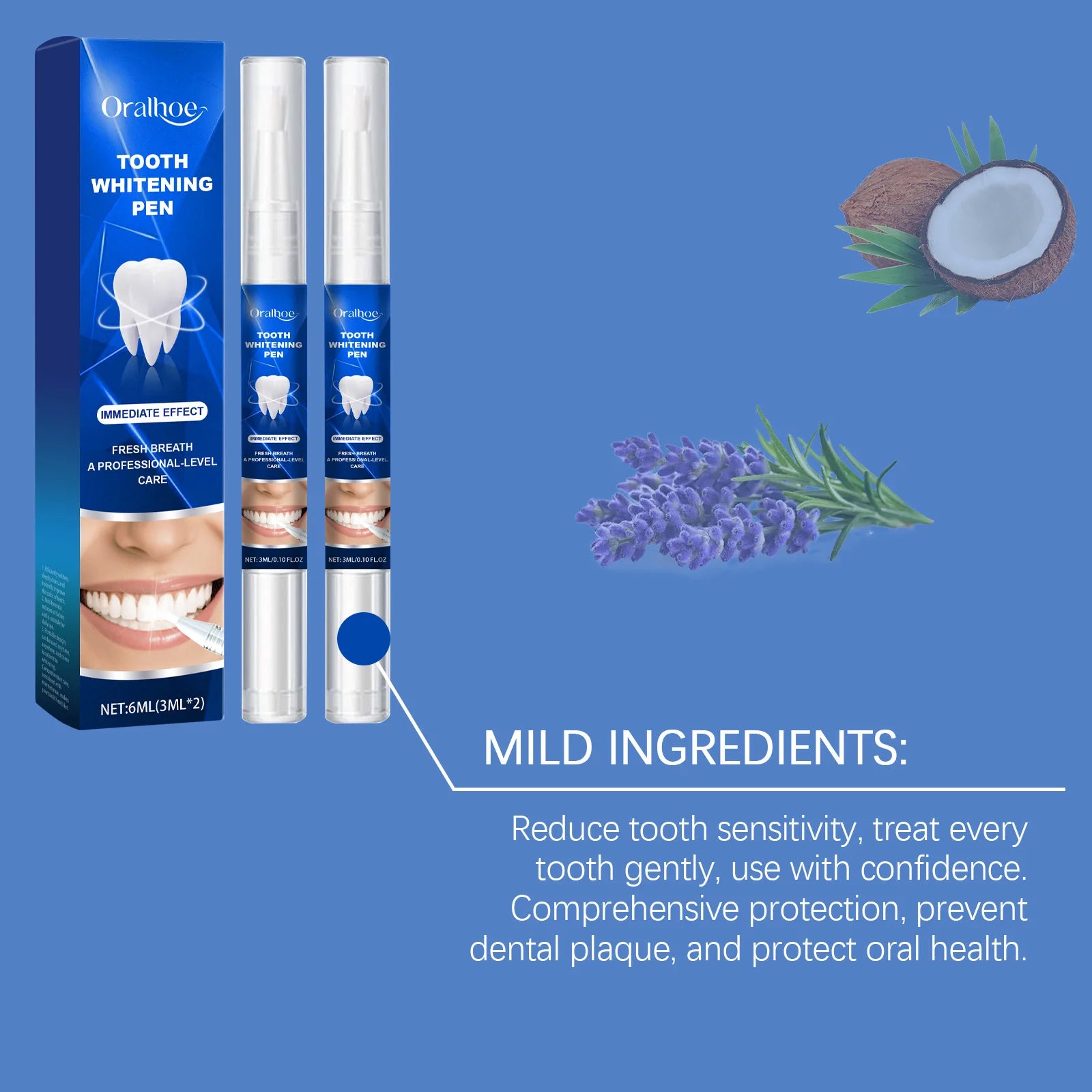 Oralhoe 3pcs Whitening Pen Set