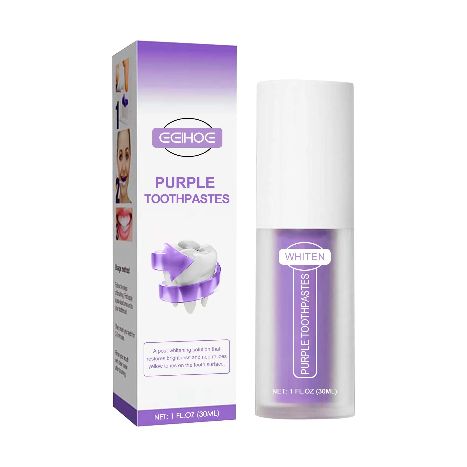 V34 Purple Whitening Toothpaste