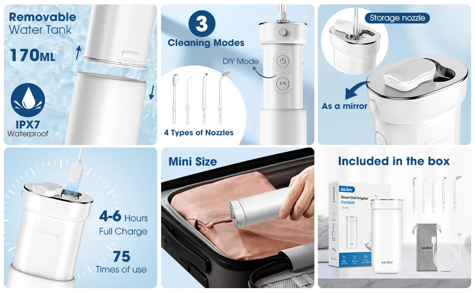 Sejoy Oral Irrigator Portable