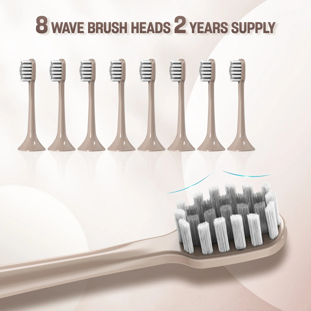 Sejoy Sonic Toothbrush Waterproof 8 Heads