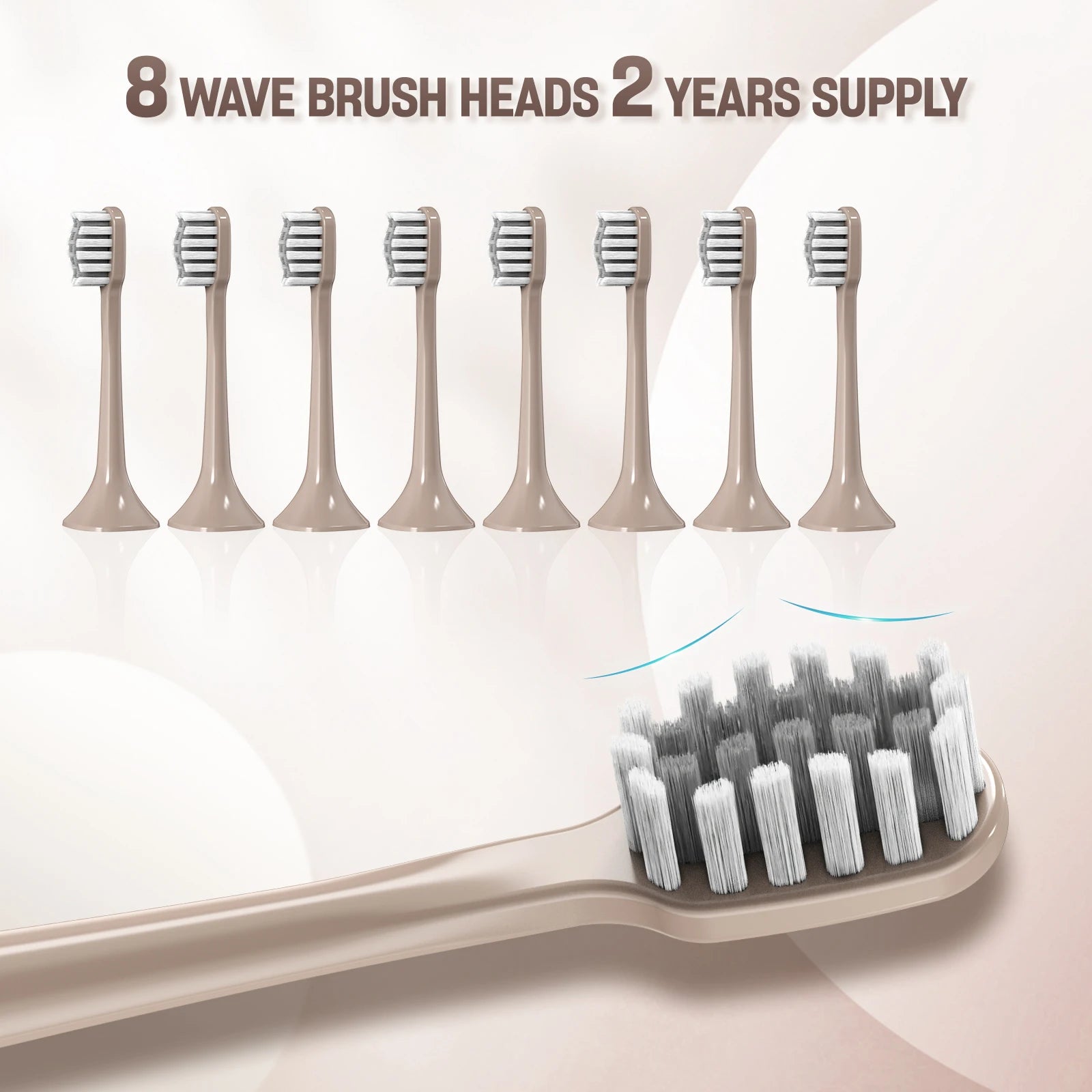 Sejoy Sonic Toothbrush Waterproof 8 Heads