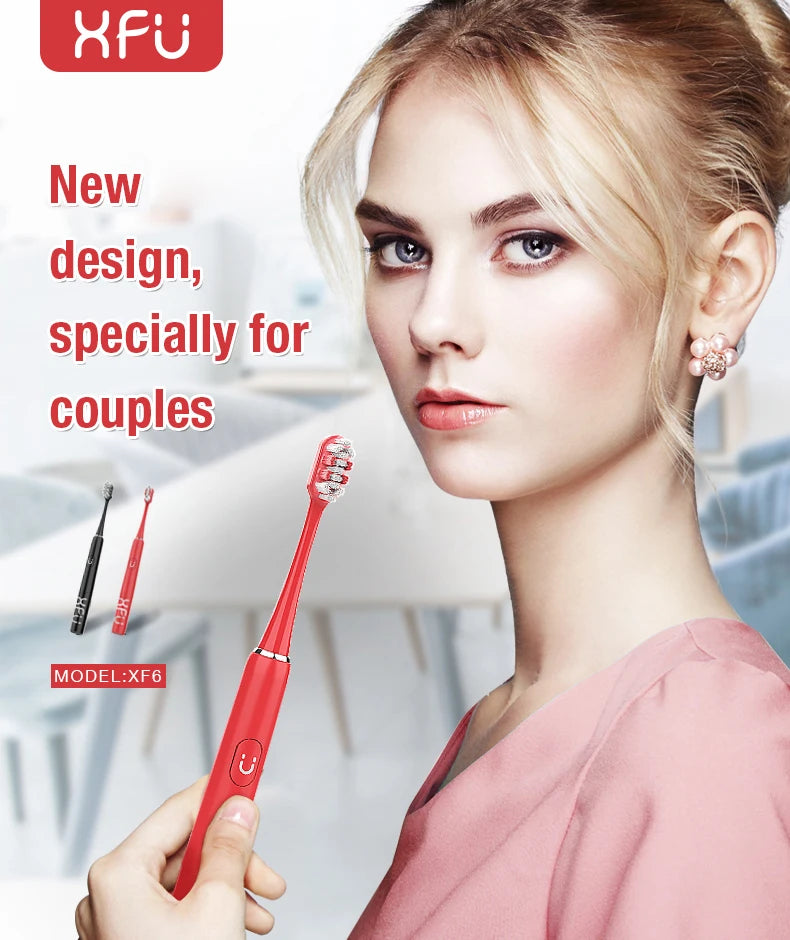 SEAGO Sonic Toothbrush + 3 Brush Heads