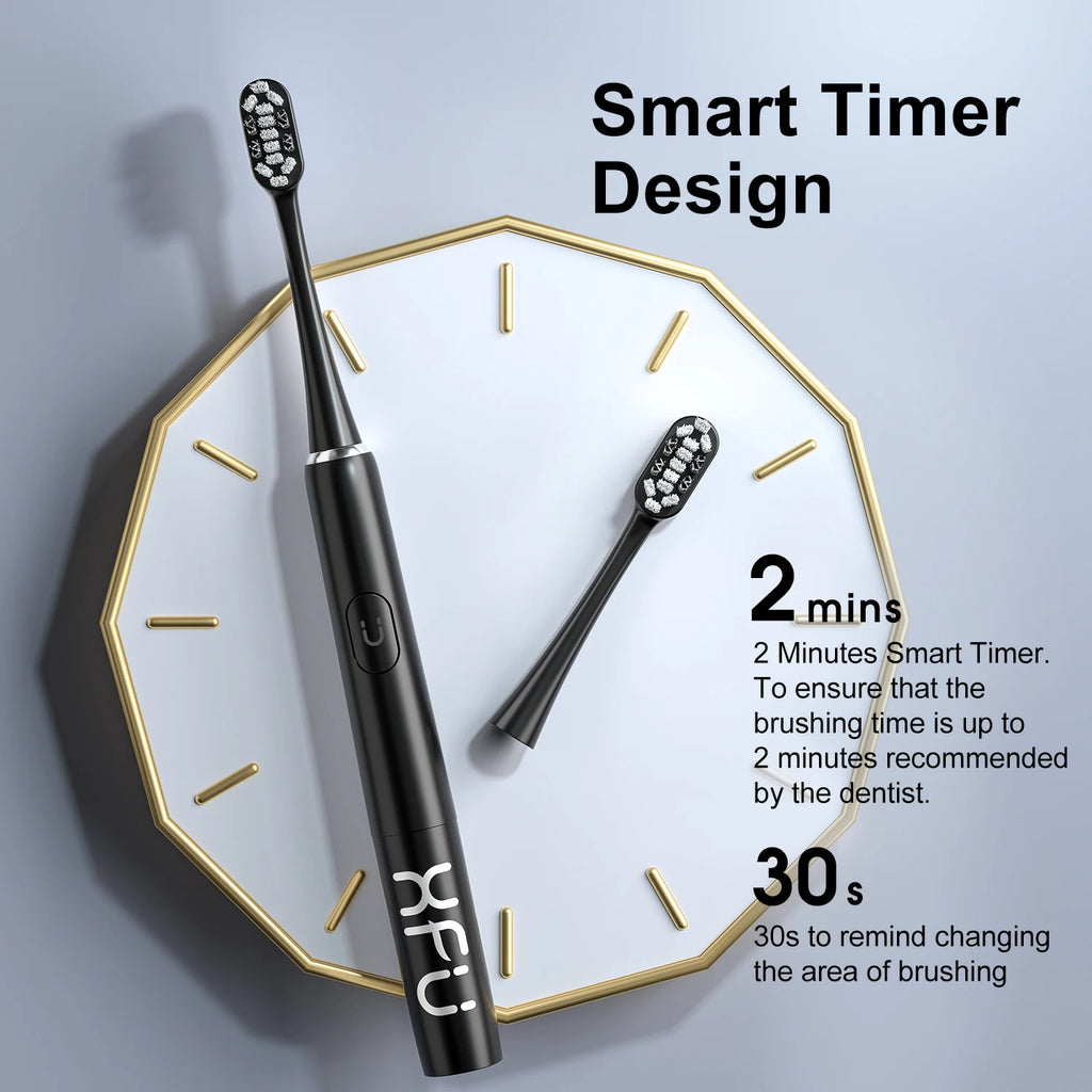 SEAGO Sonic Toothbrush + 3 Brush Heads