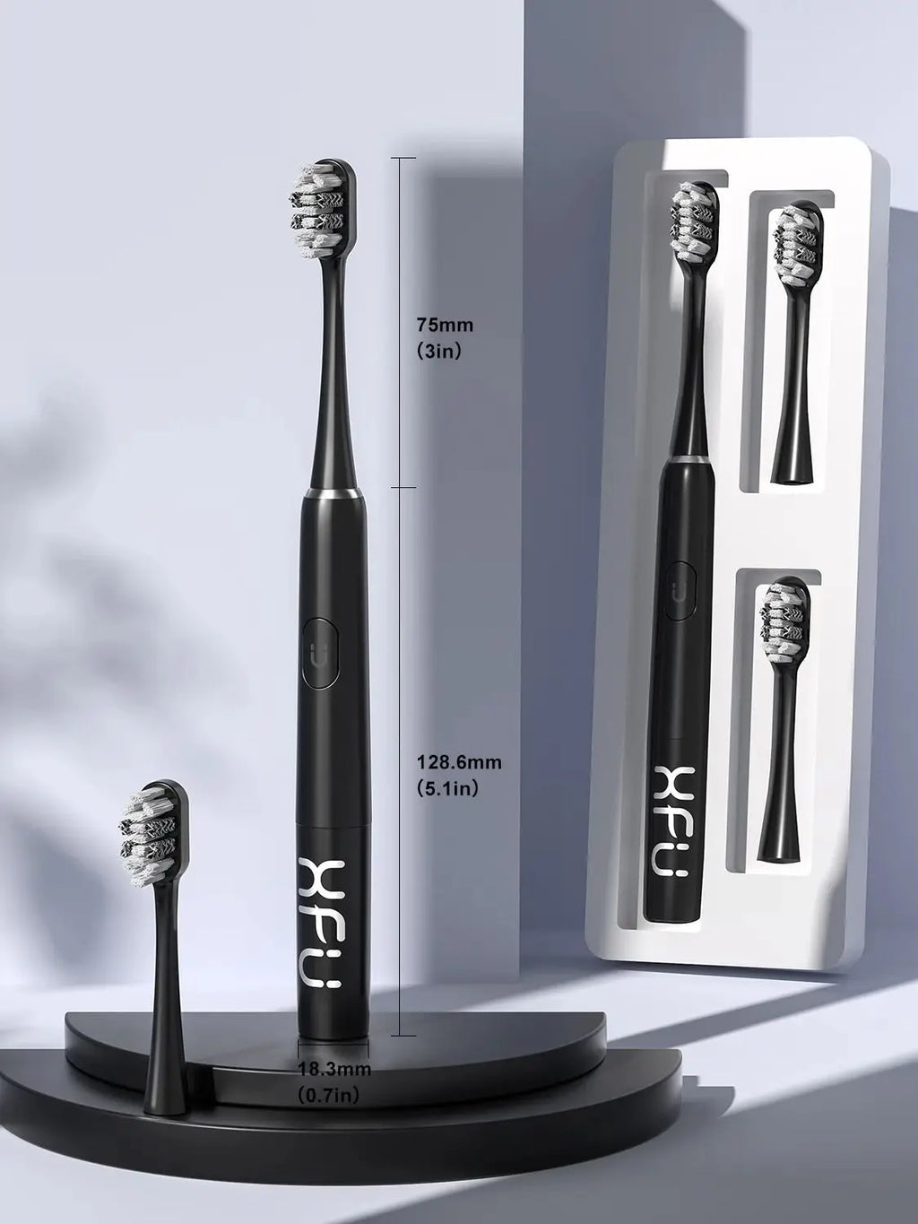 SEAGO Sonic Toothbrush + 3 Brush Heads