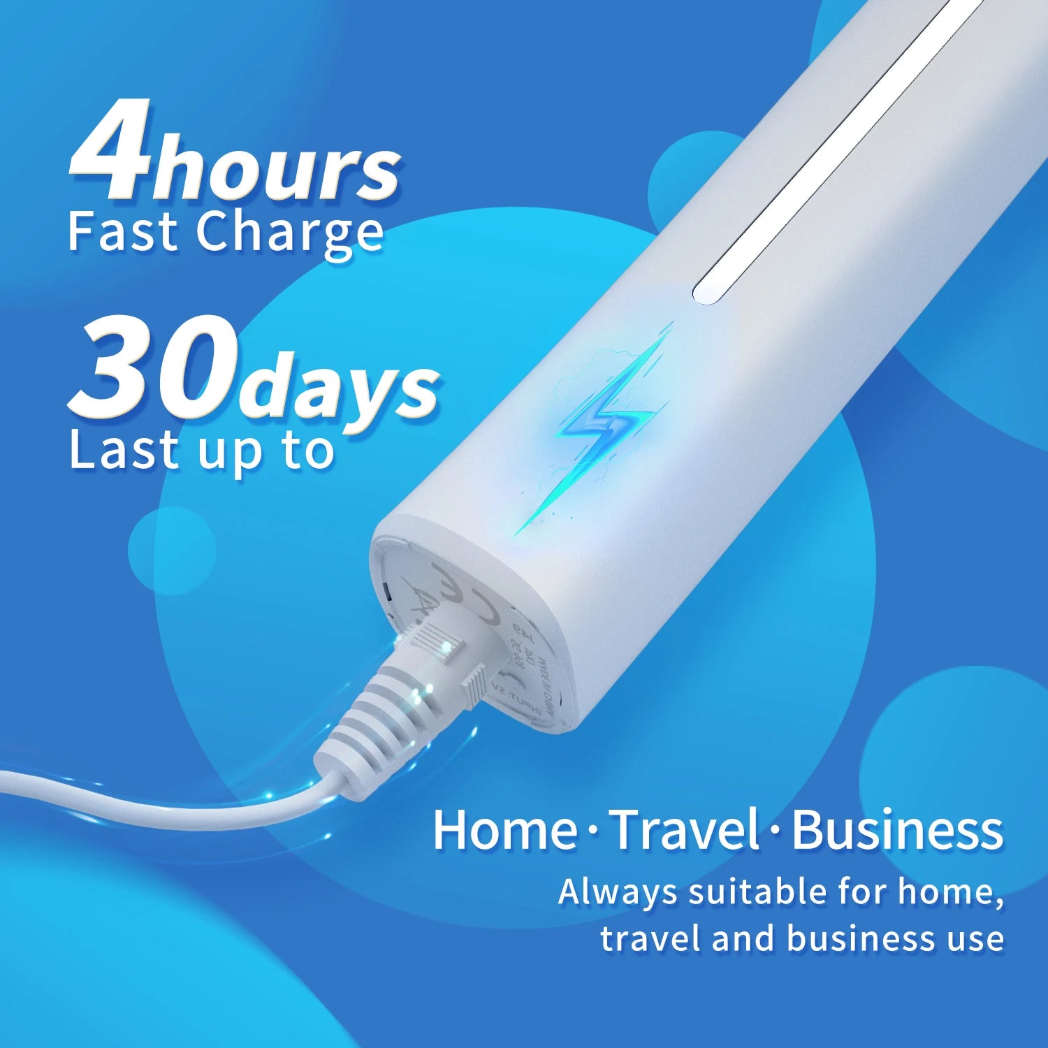 SEAGO Sonic Toothbrush 8 Heads 1 Charge