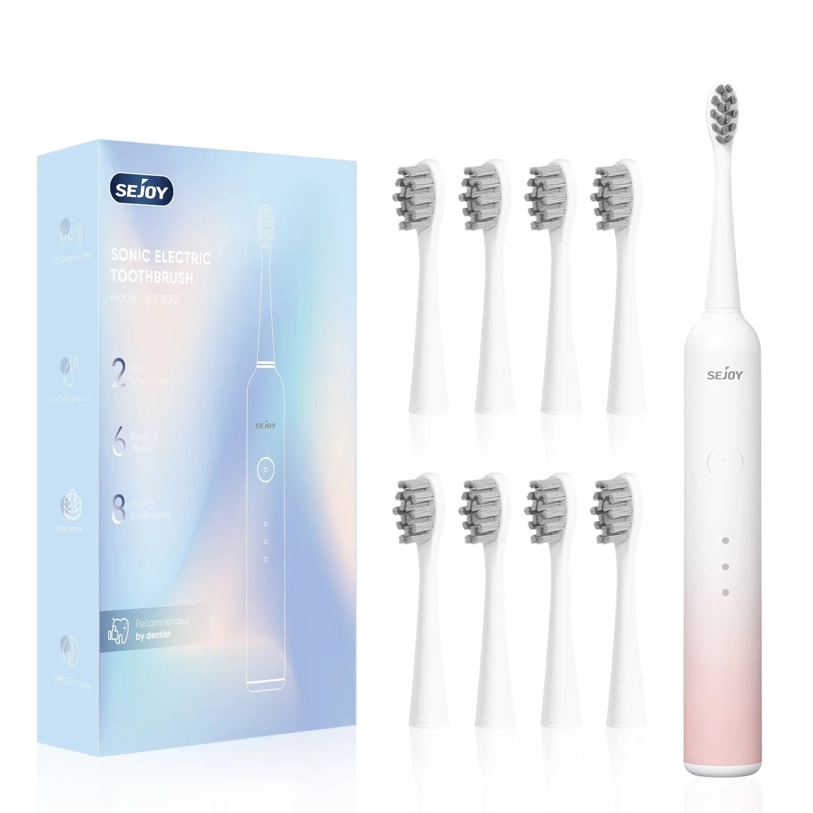 Sejoy Toothbrush 8 Heads